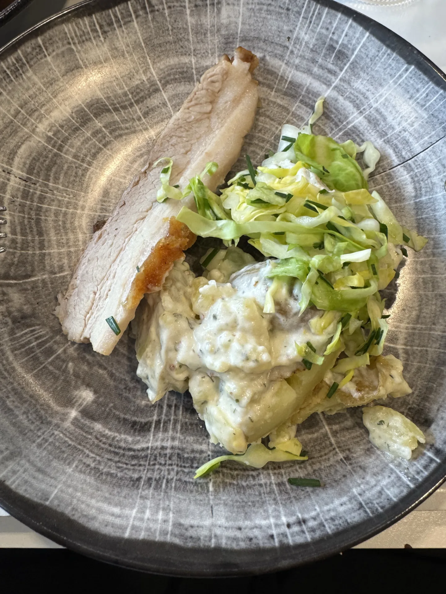 Flæskesteg kartoffelsalat